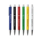 Hercules Promotional Colorful Metal Pens with Silver Click